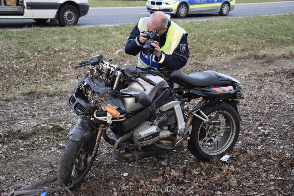 Schwerer VU Krad Fahrrad Koeln Porz Alte Koelnerstr P263.JPG - Miklos Laubert